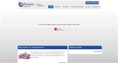 Desktop Screenshot of pioneeradhesives.com